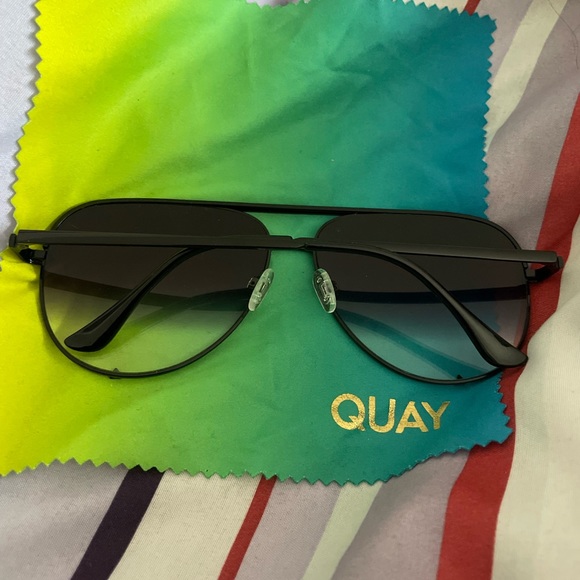 Best seller Quay Australia men’s women’s aviator high key polarized sunglasses - Picture 7 of 9